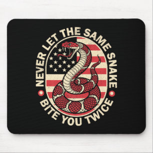 Never Let The Same Snake Bite You Twice Premium Mouse Pad