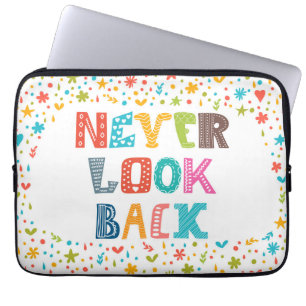 Never Look Back Laptop Sleeve
