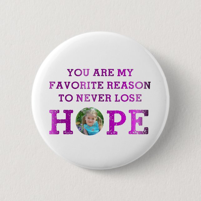 Never Lose Hope - Madisyn 6 Cm Round Badge (Front)