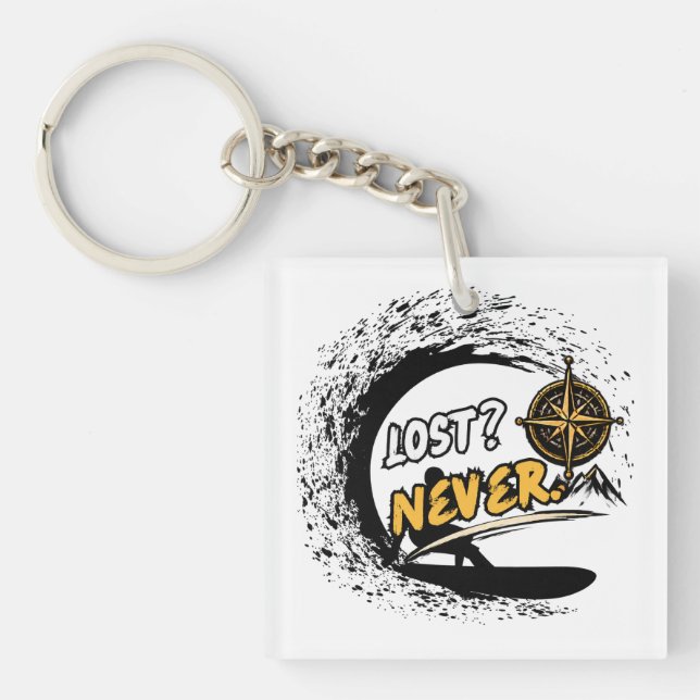 Never Lost Adventure Keychain (Front)