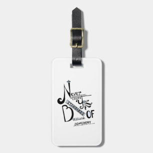 Never lower Your Standards Motivational quote Luggage Tag