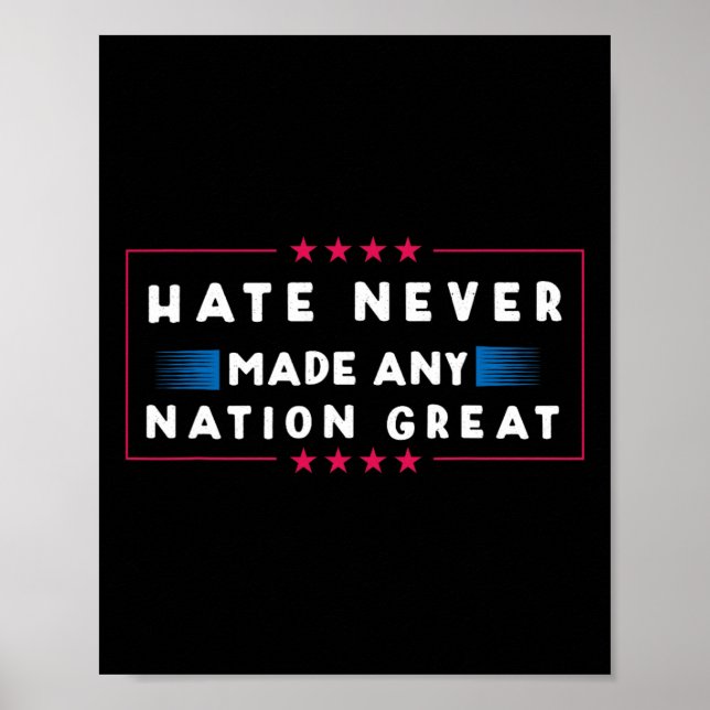 Never Made Any Nation Great  Poster (Front)
