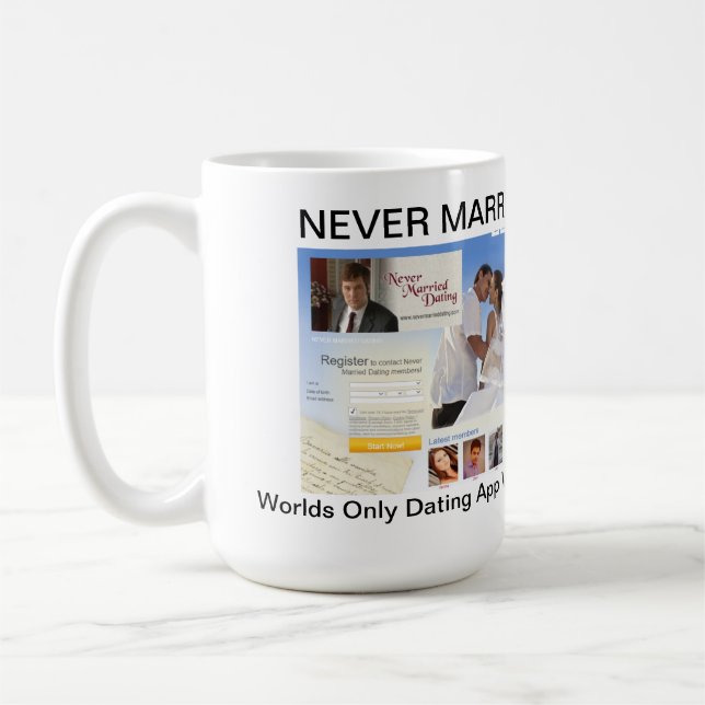 Never Married Dating . Com  Mug (Left)