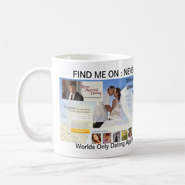Never Married Dating . Com  Mug (Left)