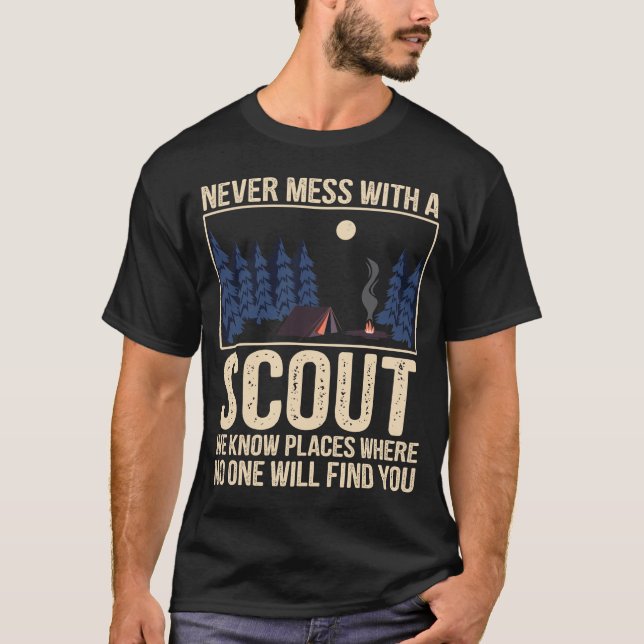 Never Mess With A Scout proud scout Shirt (Front)