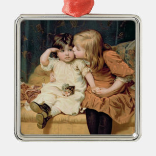 Never Mind (by Frederick Morgan) Metal Ornament