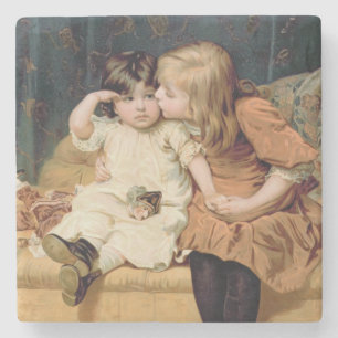 Never Mind (by Frederick Morgan) Stone Coaster