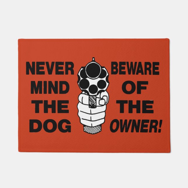NEVER MIND THE DOG DOORMAT (Front)