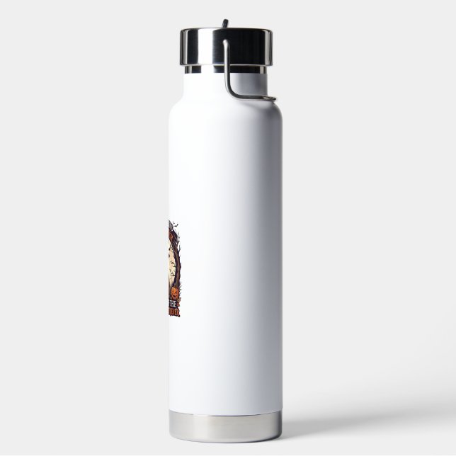Never Mind Witch Beware Labrador Retriever Hallowe Water Bottle (Left)