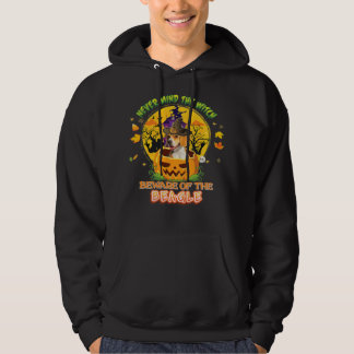 Never Mind  Witch Beware Of Beagle Dog Halloween Hoodie