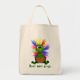 Never more drugs... tote bag