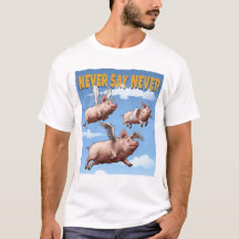 Never Say Never – Flying Pigs Illustration