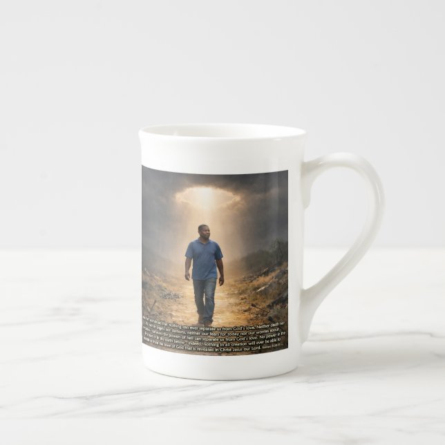 Never separated from God Bone China Mug (Right)