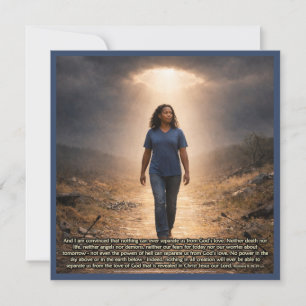 Never separated from God Card