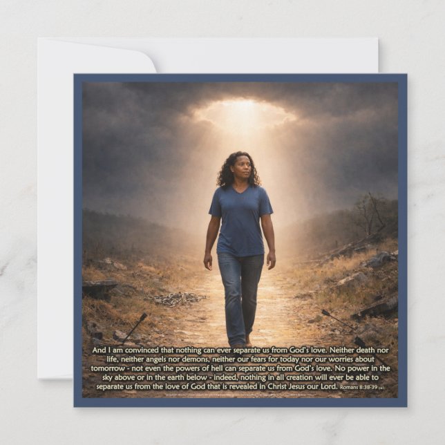 Never separated from God Card (Front)