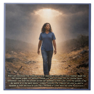 Never separated from God Ceramic Tile