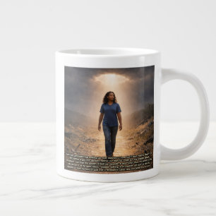 Never separated from God Large Coffee Mug