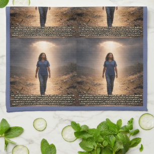 Never separated from God Tea Towel