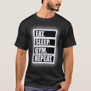 Never Skip Leg Day (Invert) T-Shirt
