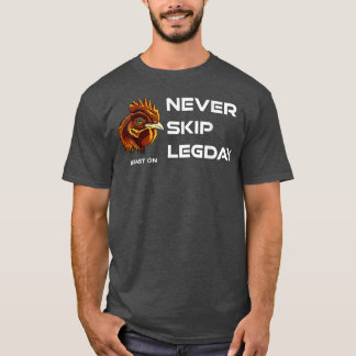 Never Skip Legday Beast On Gym Motivation Fitness  T-Shirt