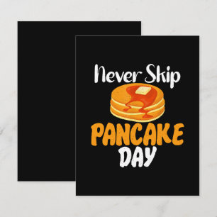 Never skip Pancake Day Card