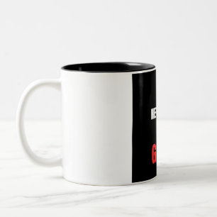 Never Skip The Grind Powerlifting Gym Motivation C Two-Tone Coffee Mug