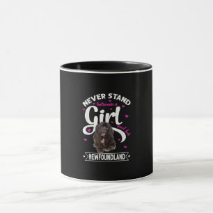 Never stand between a girl and her newfoundland mug