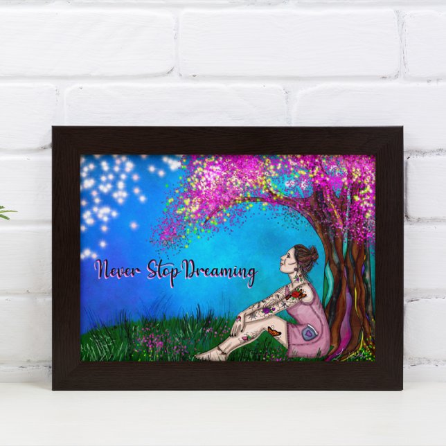 Never Stop Dreaming | Whimsical Art Poster (Creator Uploaded)