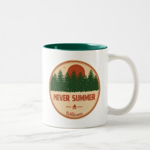 Never Summer Wilderness Colorado Two-Tone Coffee Mug