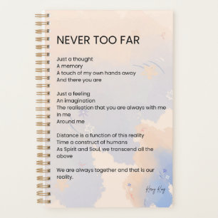 Never Too Late Love Poem Poetry  Planner