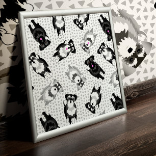 Never Too Many Schnauzers Poster