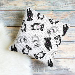 Never Too Many Schnauzers Poster Cushion