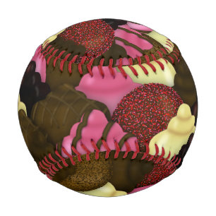 Never Too Much Chocolate - Valentines Day Candy Baseball