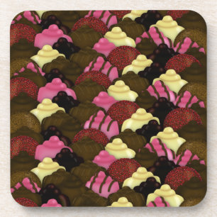 Never Too Much Chocolate - Valentines Day Candy Coaster