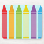 Never Too Old For Crayons Mouse Pad<br><div class="desc">I keep crayons & colouring books around for when the Grandkids visit...  that's my story & I'm stickin' to it.</div>