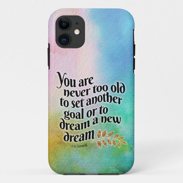 Never too old to dream Case-Mate iPhone case (Back)