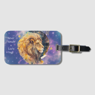 Never touch a Leo's Bag! Personalise Luggage Tag