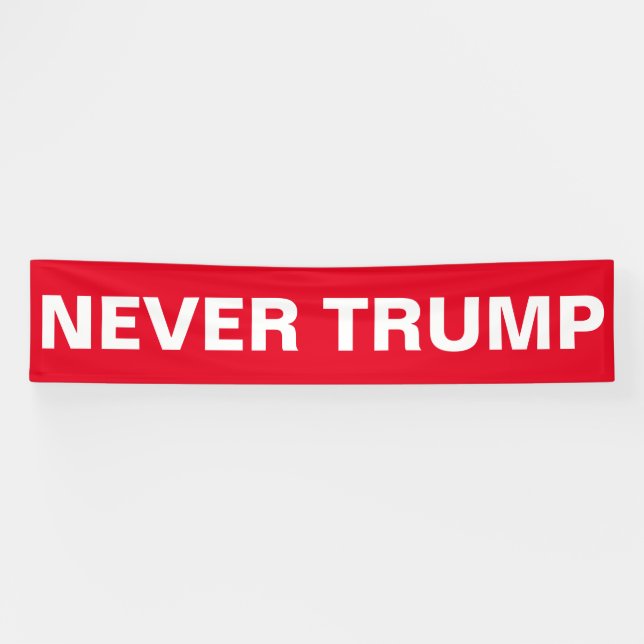 NEVER TRUMP BANNER (Horizontal)