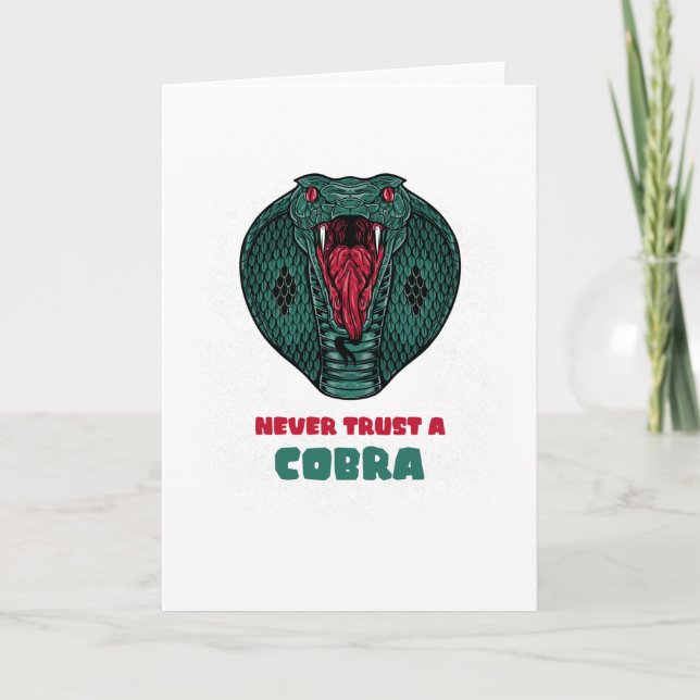 Never Trust a COBRA Card (Front)