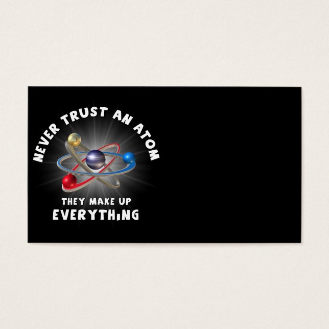 Never trust atom (Front)