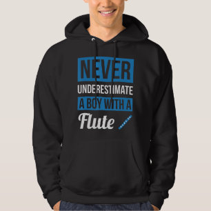 Never Underestimate A Boy With A Flute Shirt Flute