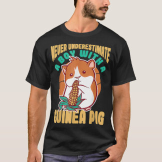 Never Underestimate a Boy with a Guinea Pig T-Shirt