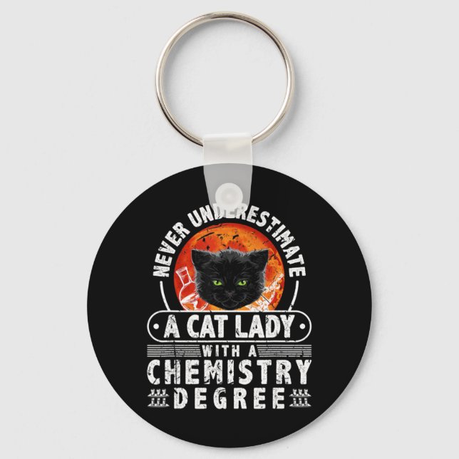 Never Underestimate A CNA Who Survived The  Pandem Key Ring (Front)