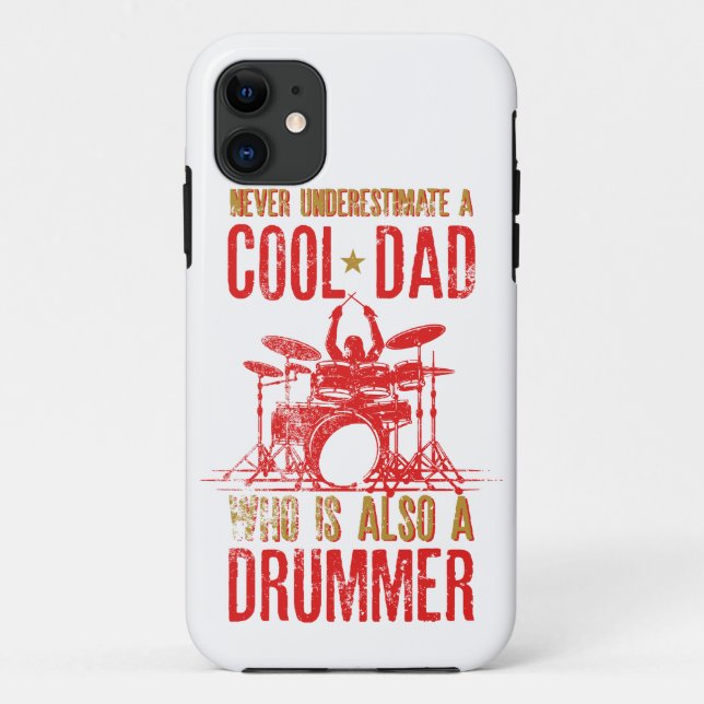 Never Underestimate A Dad Cool Dad Who Is Also A Case-Mate iPhone Case (Back)