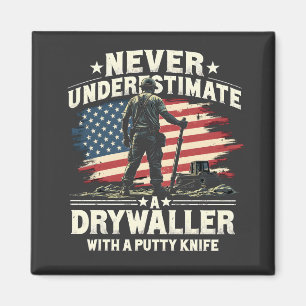 Never Underestimate A Drywaller With a Putty Knife Magnet