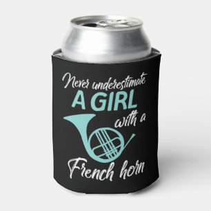 Never Underestimate A Girl With A Guitar T Shirt G Can Cooler