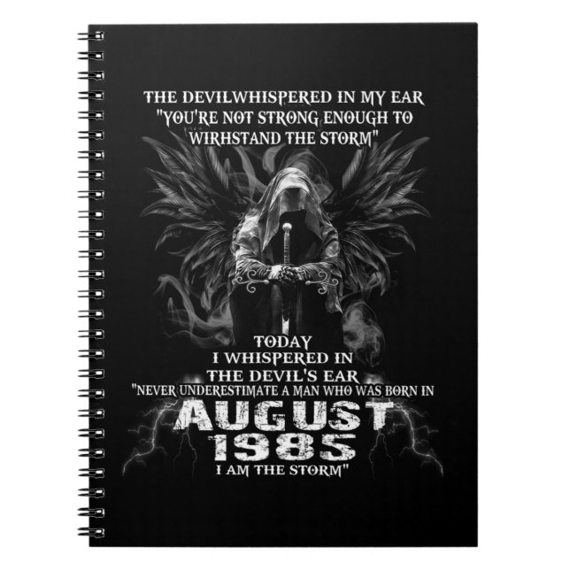 Never Underestimate A Man Born In September 1991 N Notebook (Front)