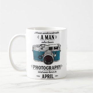 Never Underestimate A Man Who Loves Photography Ap Coffee Mug