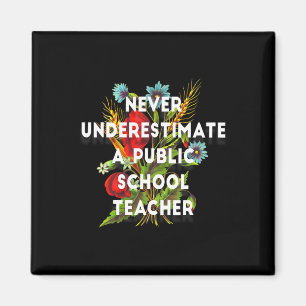Never Underestimate A Public School Teacher Motiva Magnet