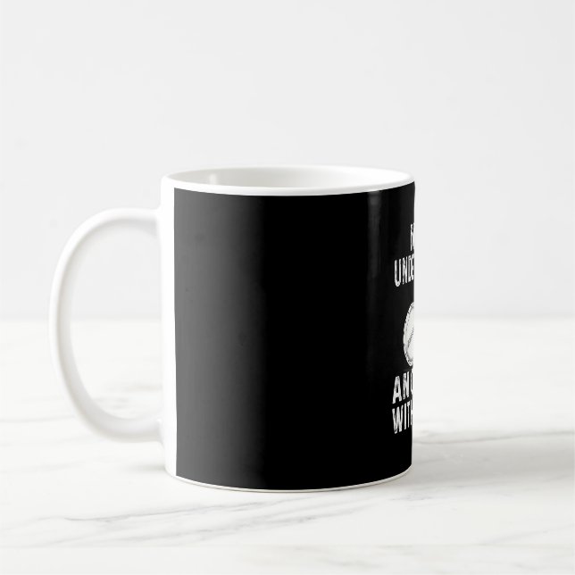 Never Underestimate An Old Man Banjo For Banjo Coffee Mug (Left)